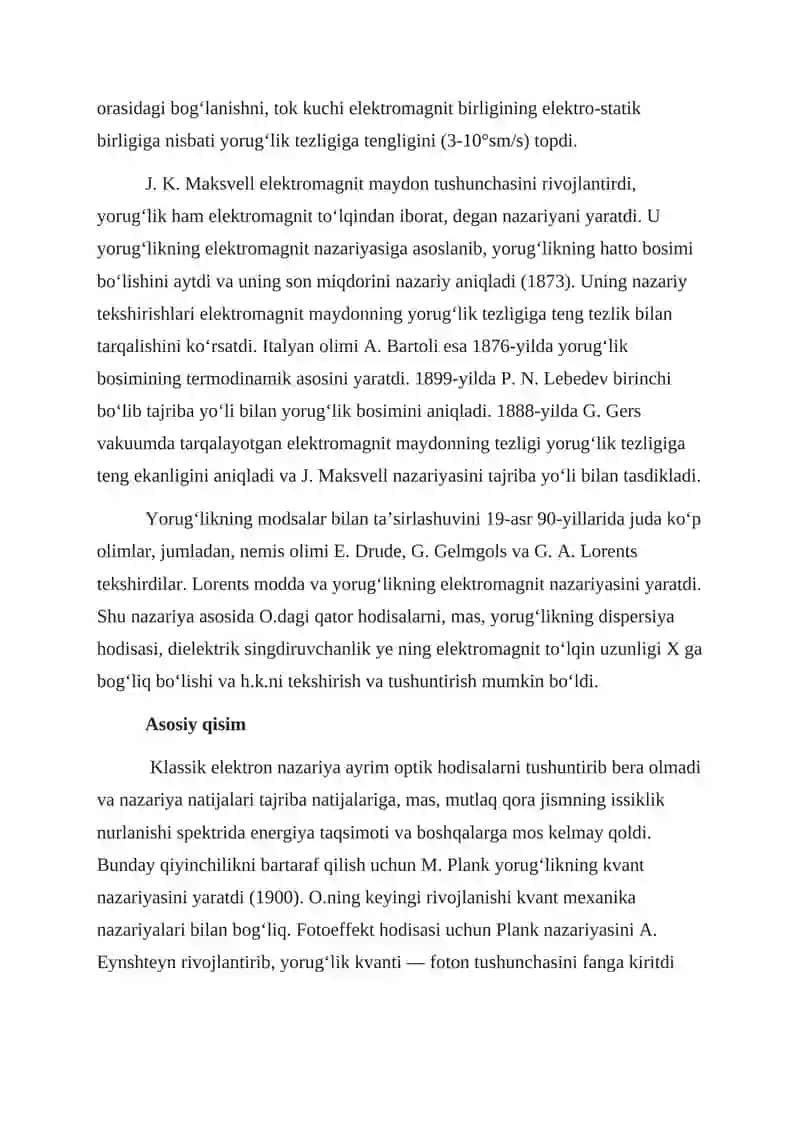 Optik Sezuvchanlikning asosiy prinsiplari 3