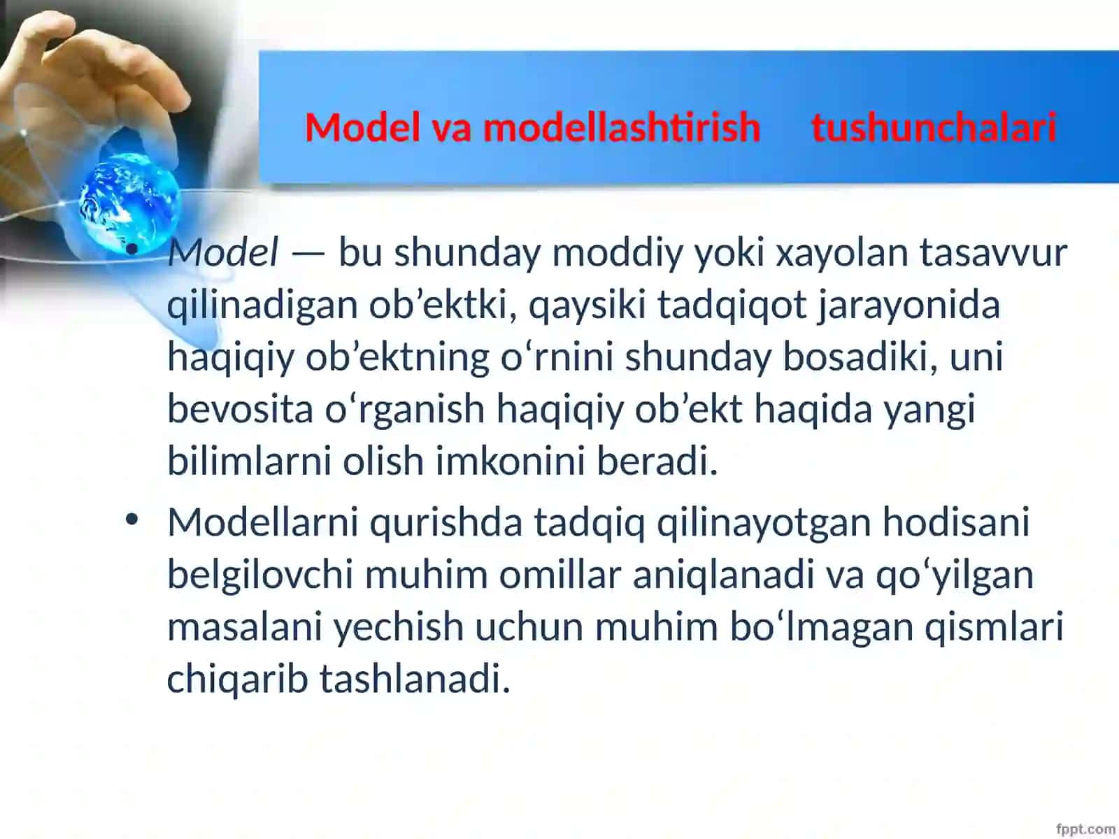 Biznes jarayonlarni modellashtirish va prognozlash 3