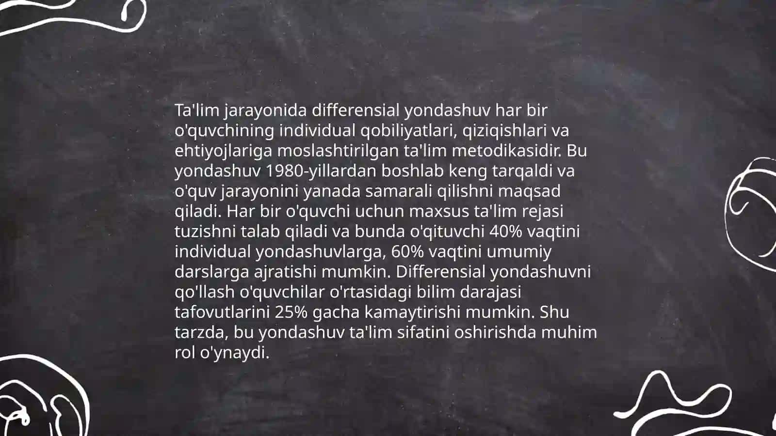 Ta'lim jarayonida differensial yondashuv 3