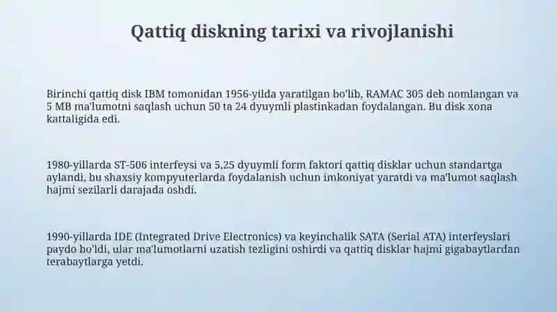 Qattiq Disk 3