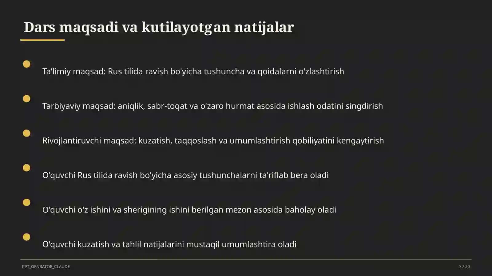 Rus tilida ravish (7-sinf) 3