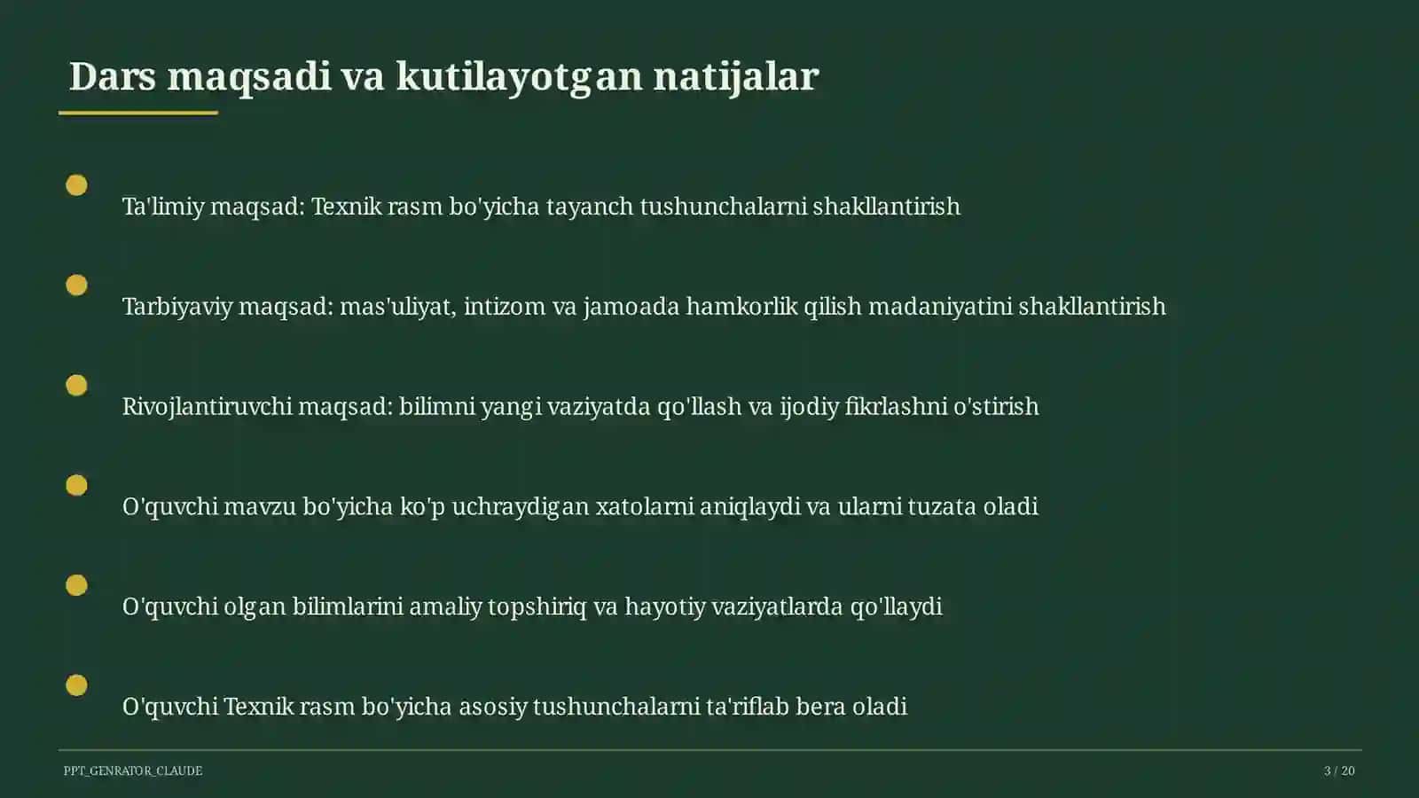 Texnik rasm (8-sinf) 3