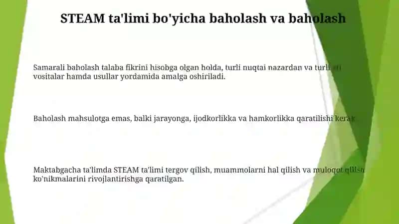 STEAM talim texnologiyasini maktabgacha talimda qo'llashning me'yoriy uslubiy asoslari 3