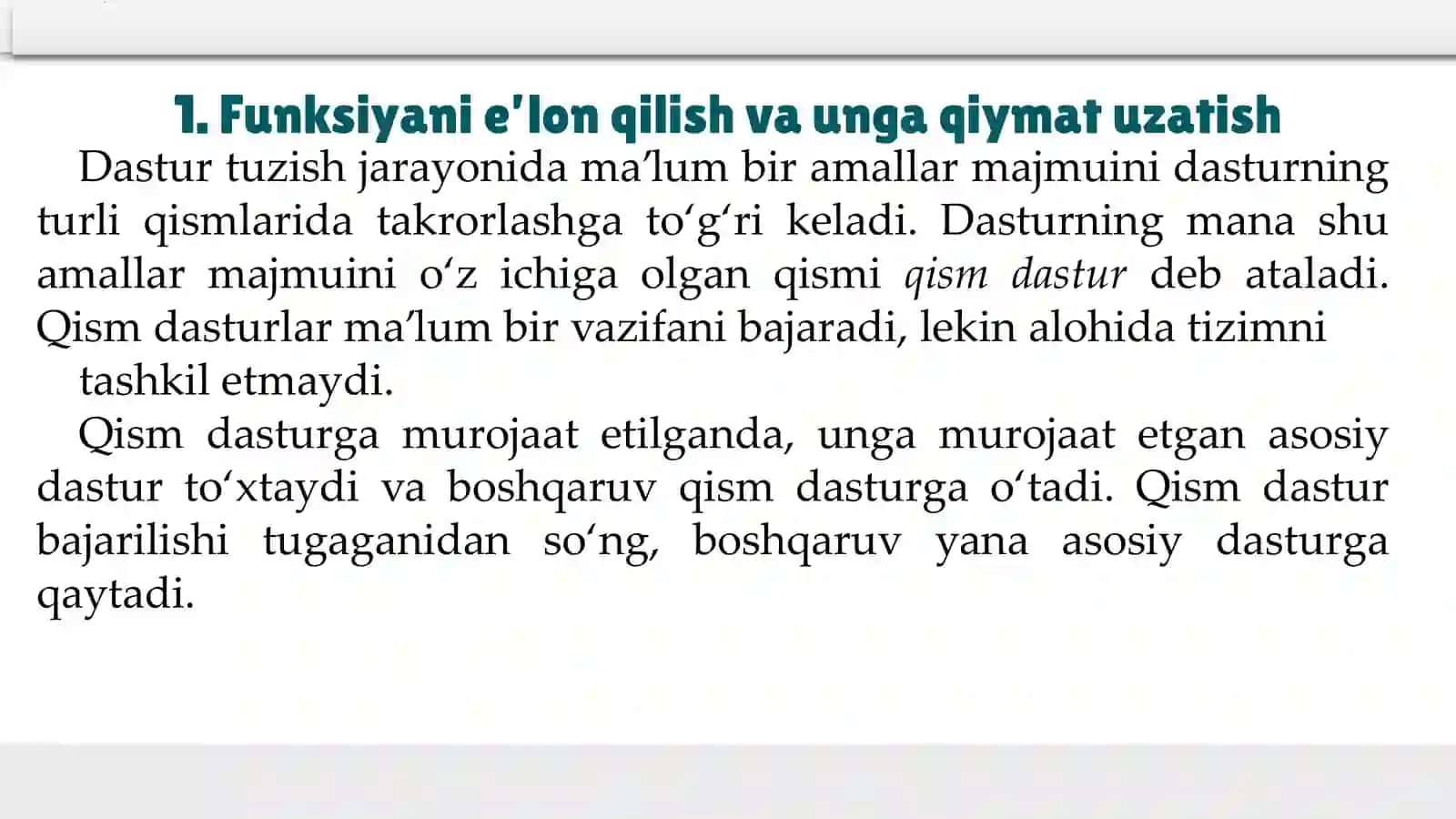 Pythonda funksiyalar 3