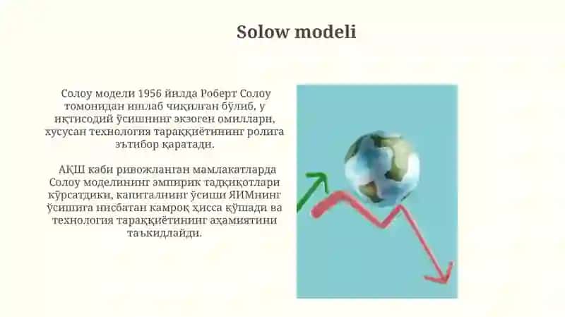 Solow modeli 3