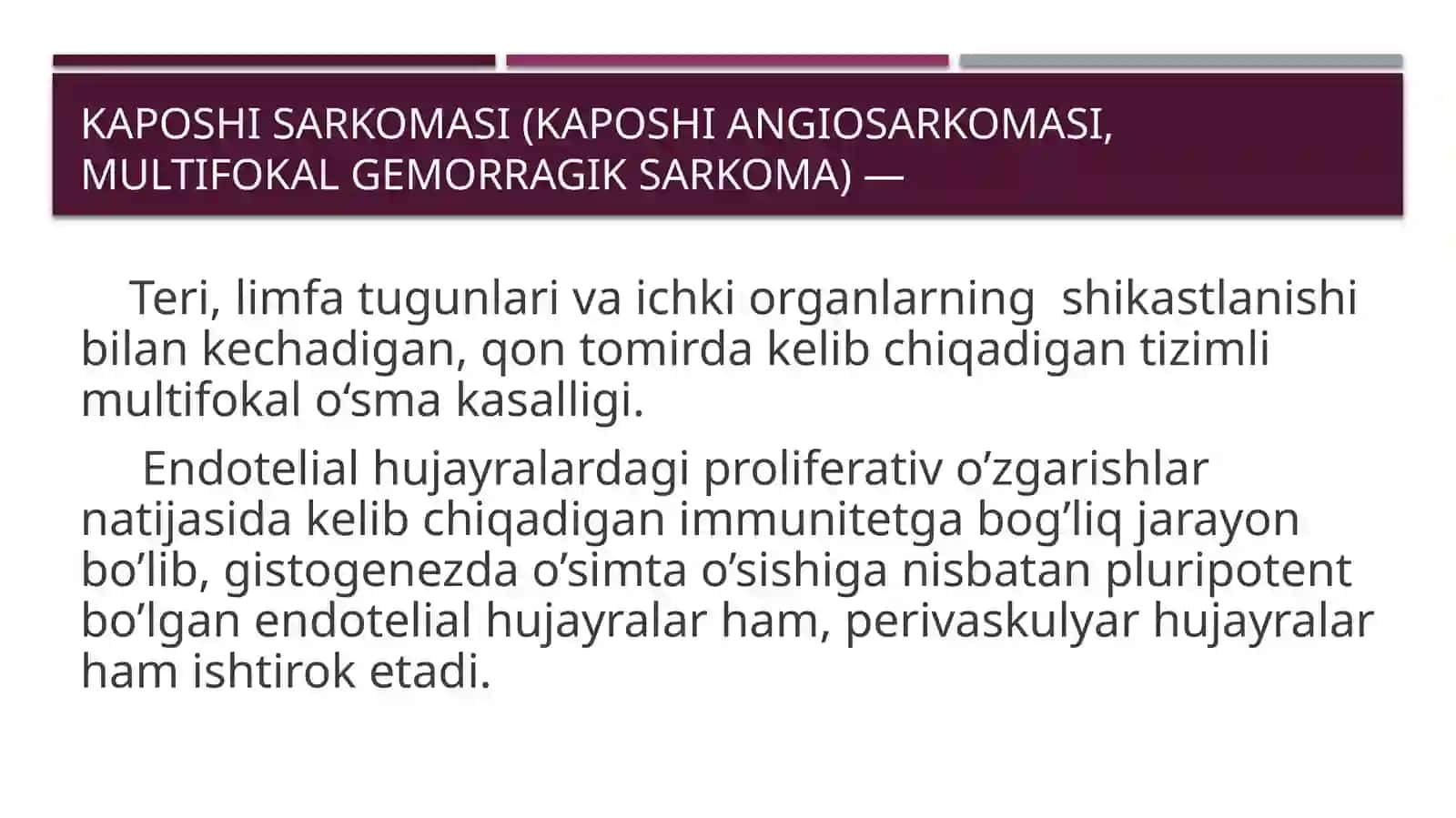 Kaposhi sarkomasi 3