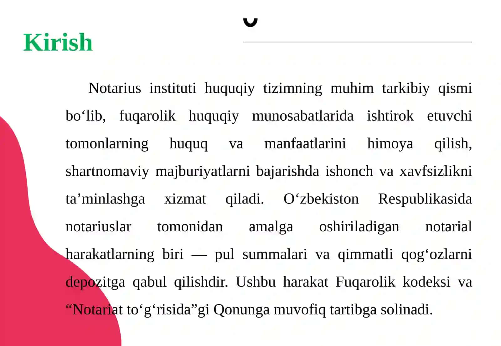 Pul summalari va qimmatli qogʻozlarni depozitga qabul qilish 3