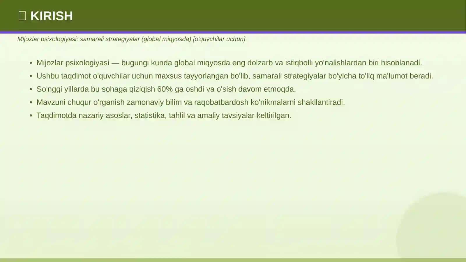 MIJOZLAR PSIXOLOGIYASI 3