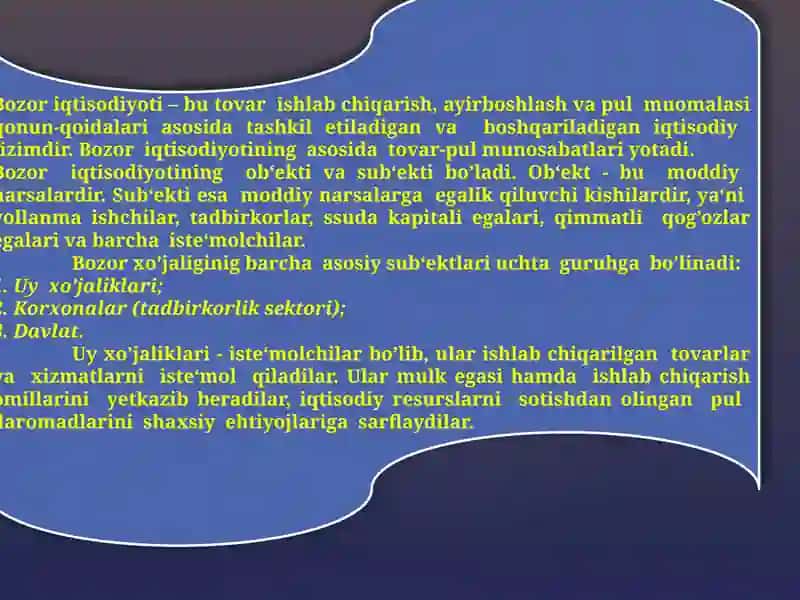 BOZOR MUVOZANATINING O'ZGARISHI VA UNGA TA'SIRI 3