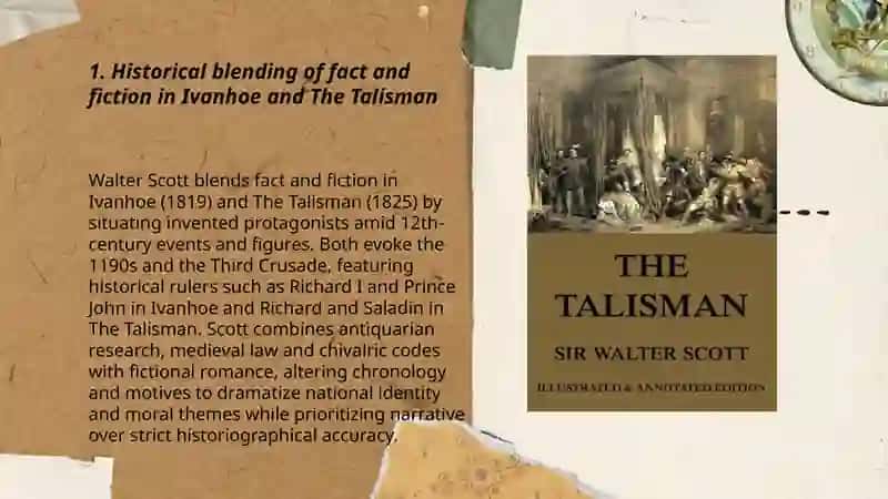 Peculiarities of the novel,,ivanhoe,, the talisman 3