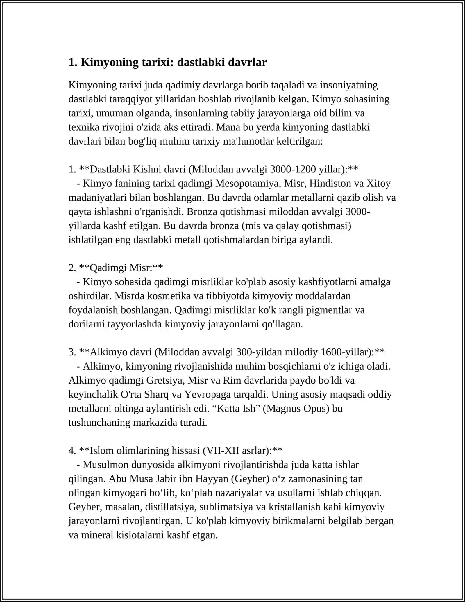 KIMYONING ALKIMYOGA AYLANISHI. ALKIMYOGARLAR FAOLIYATINING KIMYONI RIVOJLANTIRISHDAGI ROLI. MASHHUR ALKIMYOGARLAR 3
