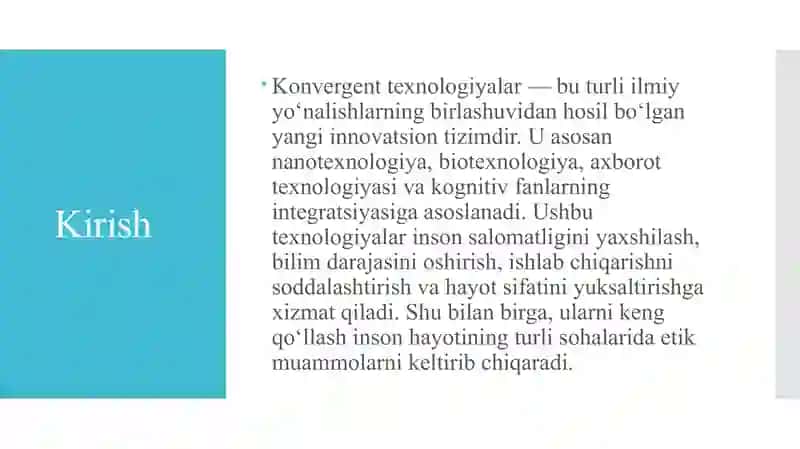 konvergent texnologiyalarni qo‘llashni etik jihatlari 3