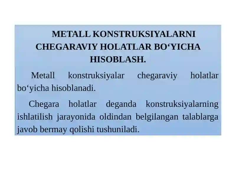 Metall konstruksiyalar 3