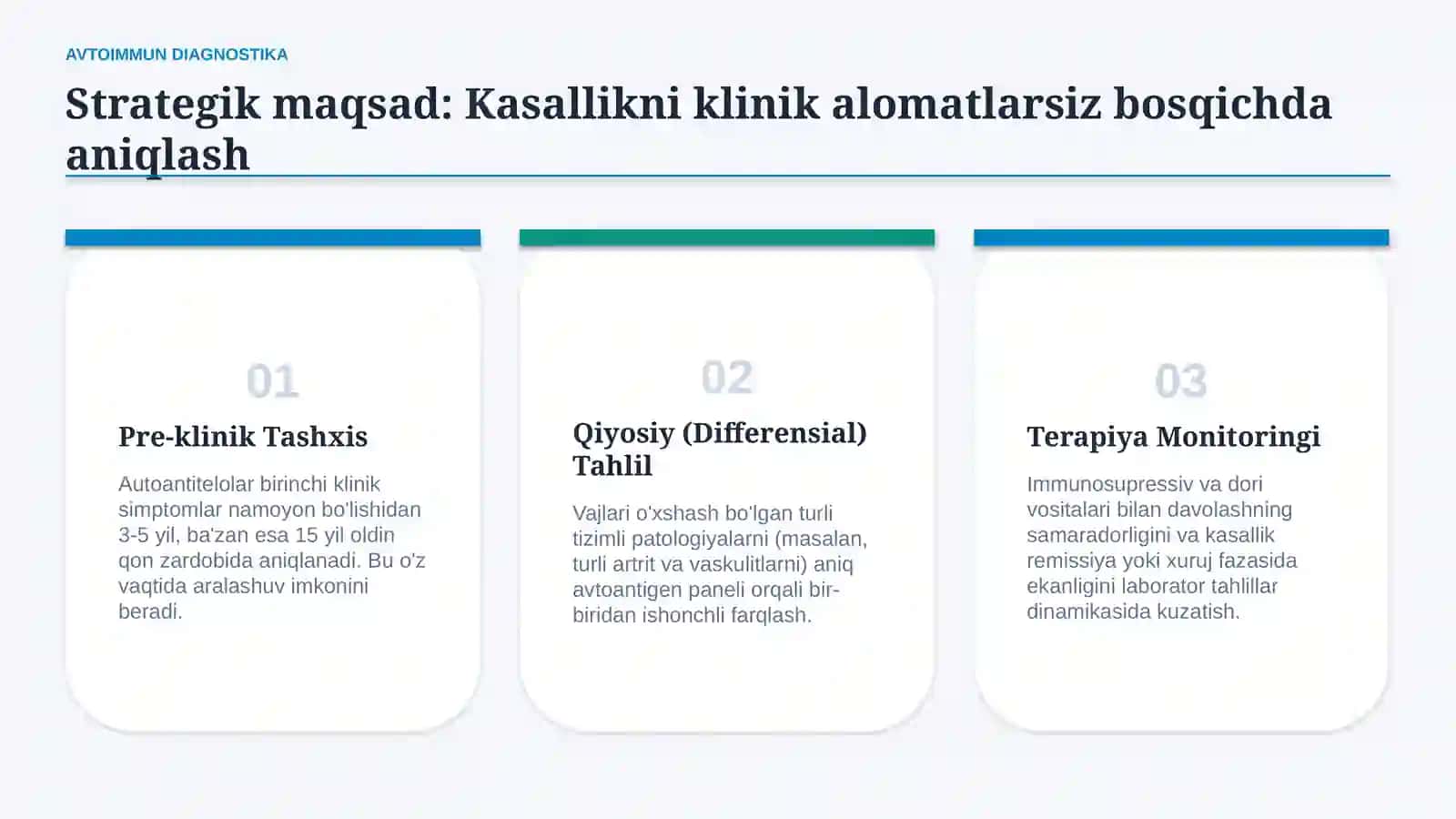 Autoimmun kasalliklar: zamonaviy diagnostika usullari | 15 slayd 3