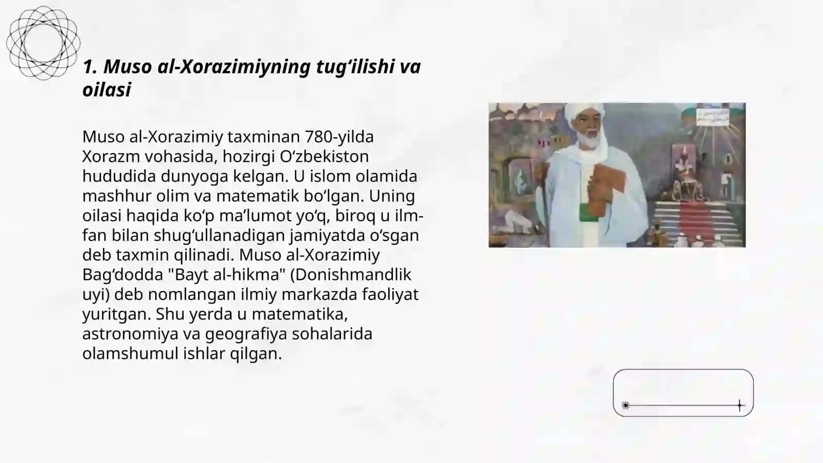 Muso al xorazimiyning hayoti va faoliyati 3