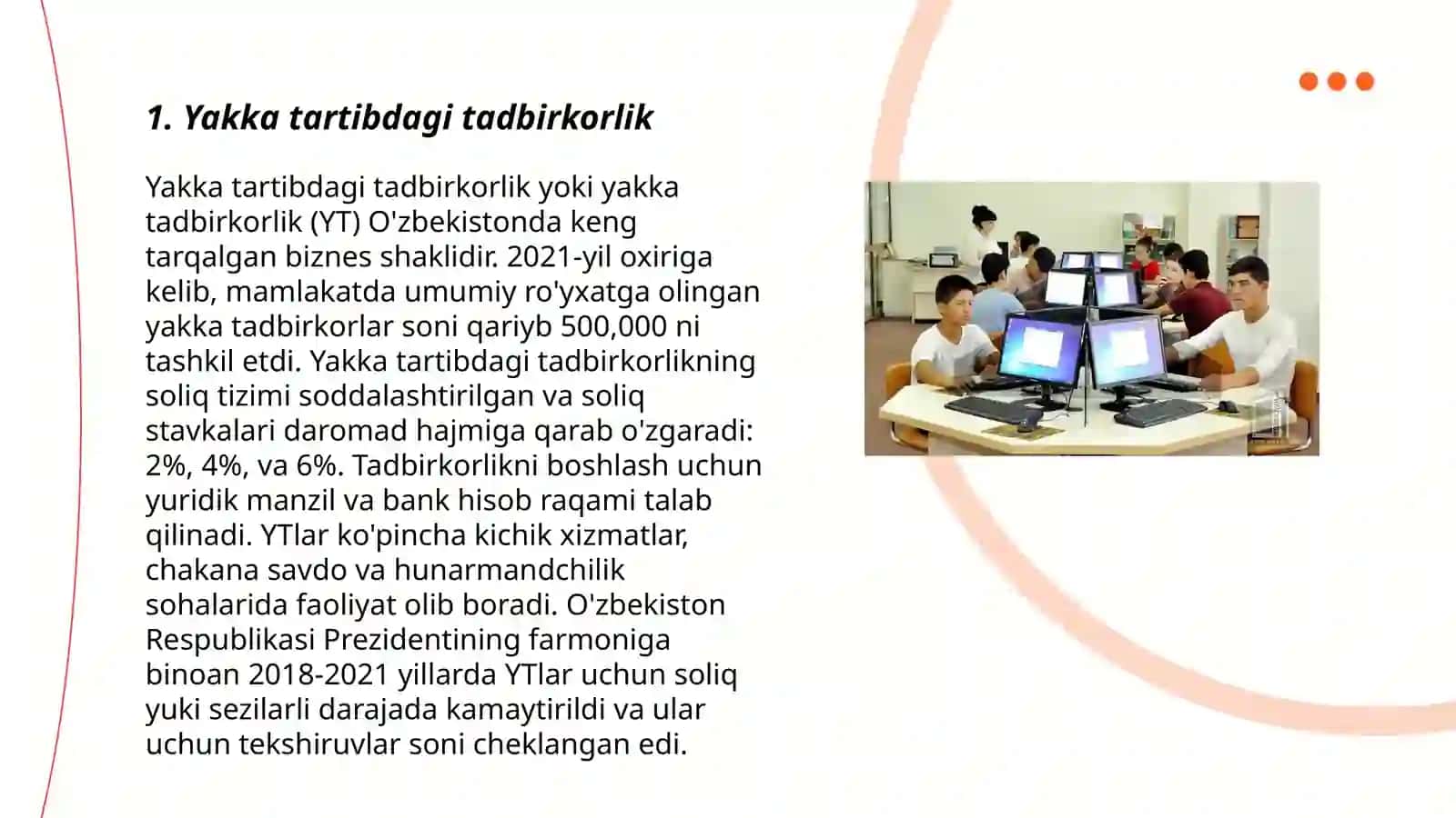 Yakka tartibdagi tadbirkorlik 3