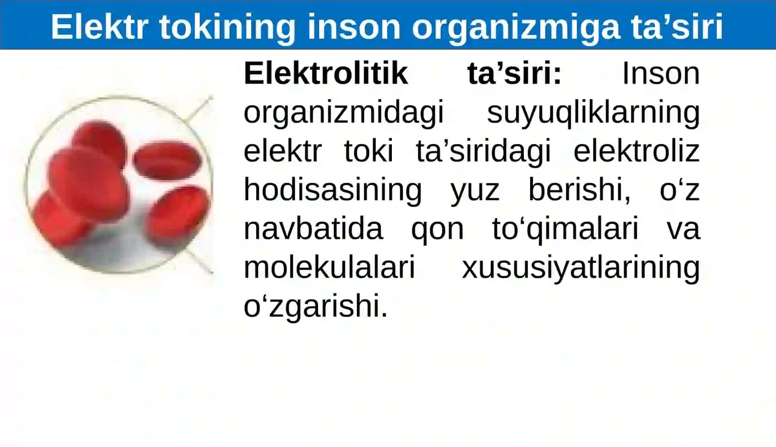 FIZIKA 8-sinf ELEKTR KUCHLANISH VA UNI O‘LCHASH 3