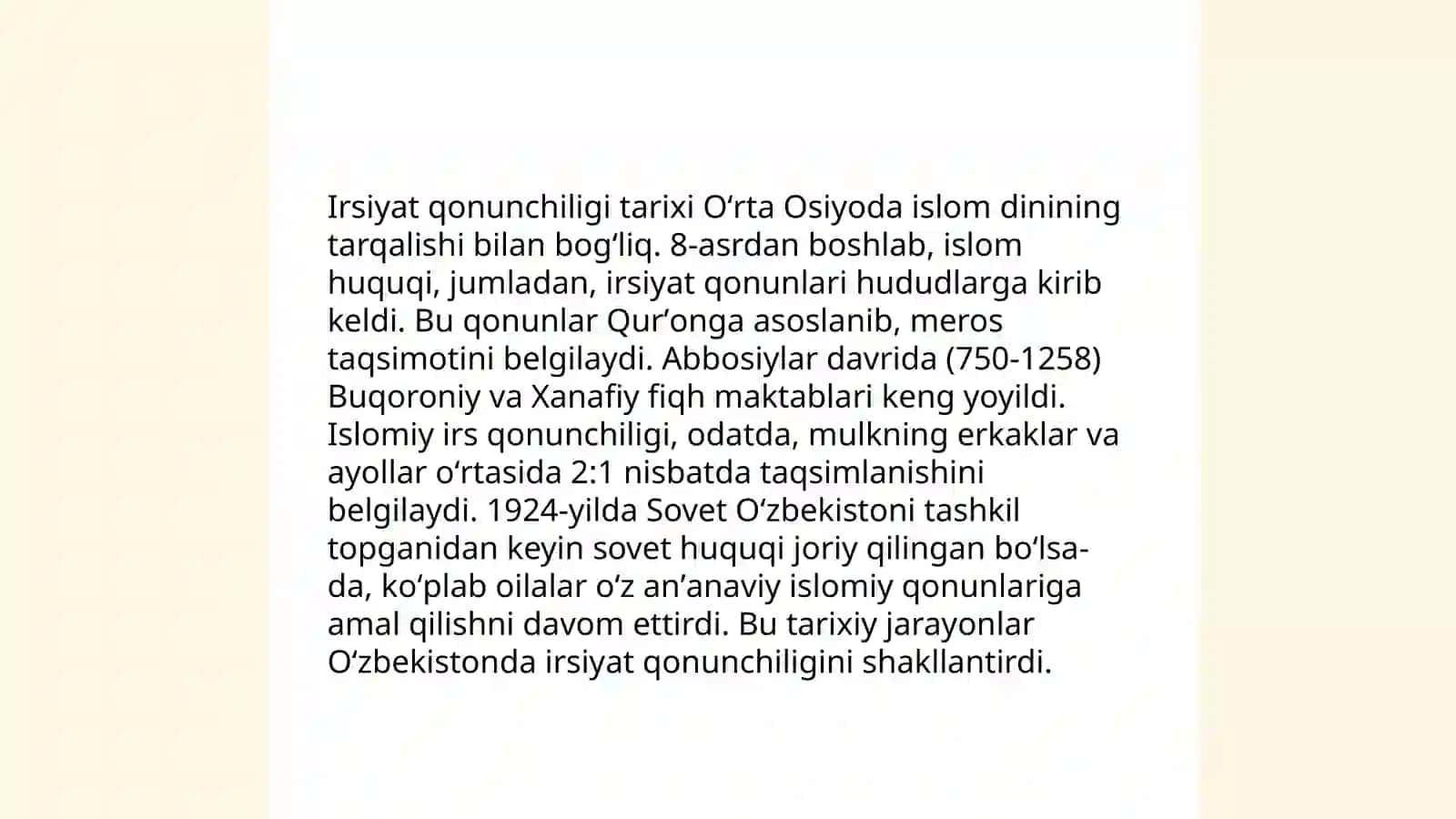 Irsiyat qonunlari 3