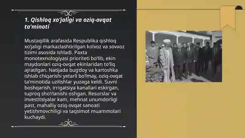Qishloq xo‘jaligi va oziq-ovqat ta'minoti 3