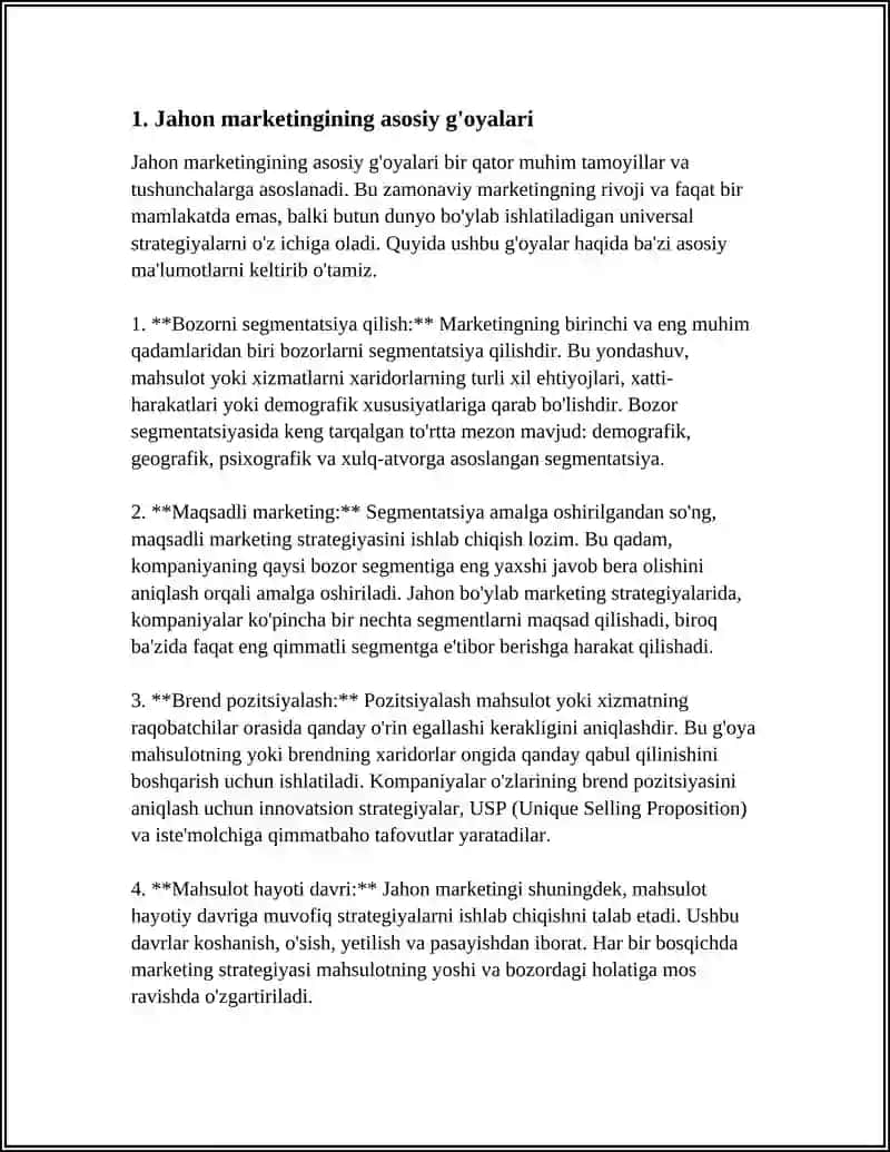Jahon Marketingi Asosiy Gʻoyalari va Klassik Nazariyadan Farqi 3