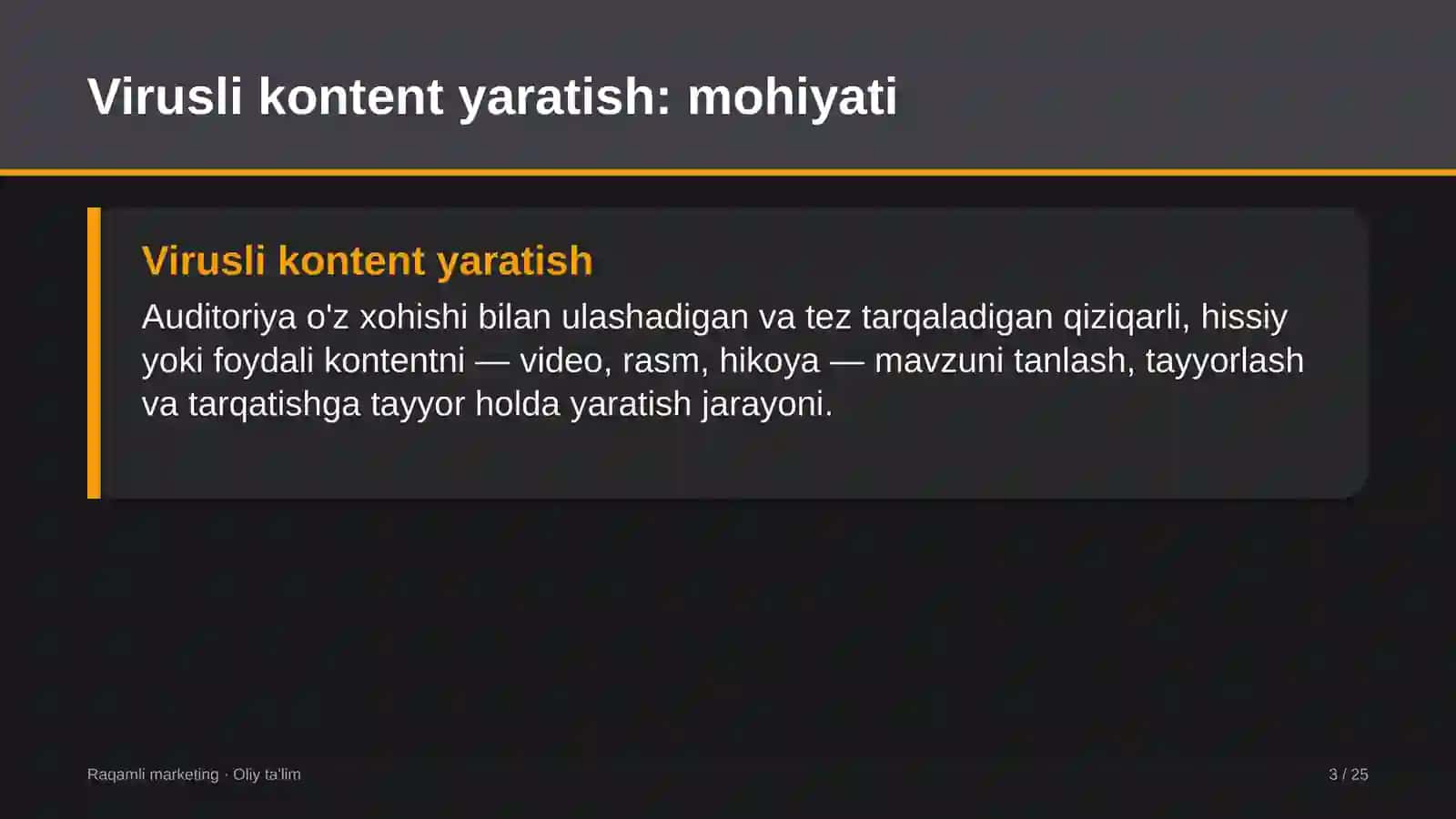 sintetik yoqilg'i ishlab chiqarishda virusli kontent yaratish 9110 3