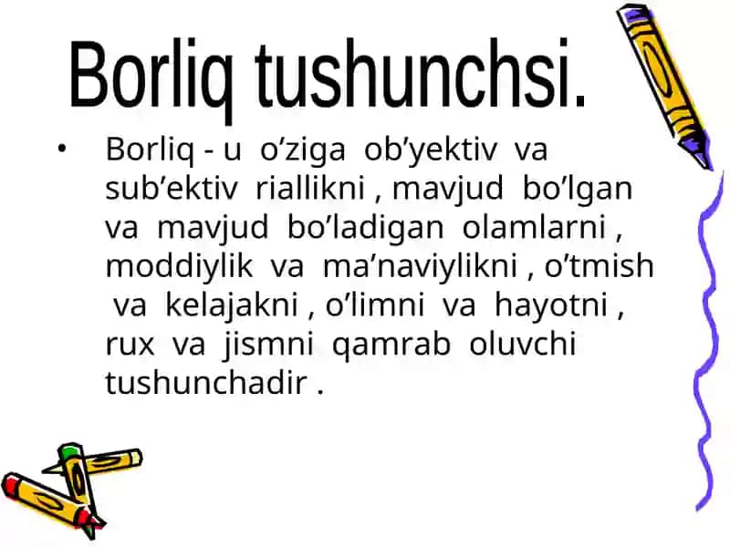Borliq falsafasi 3