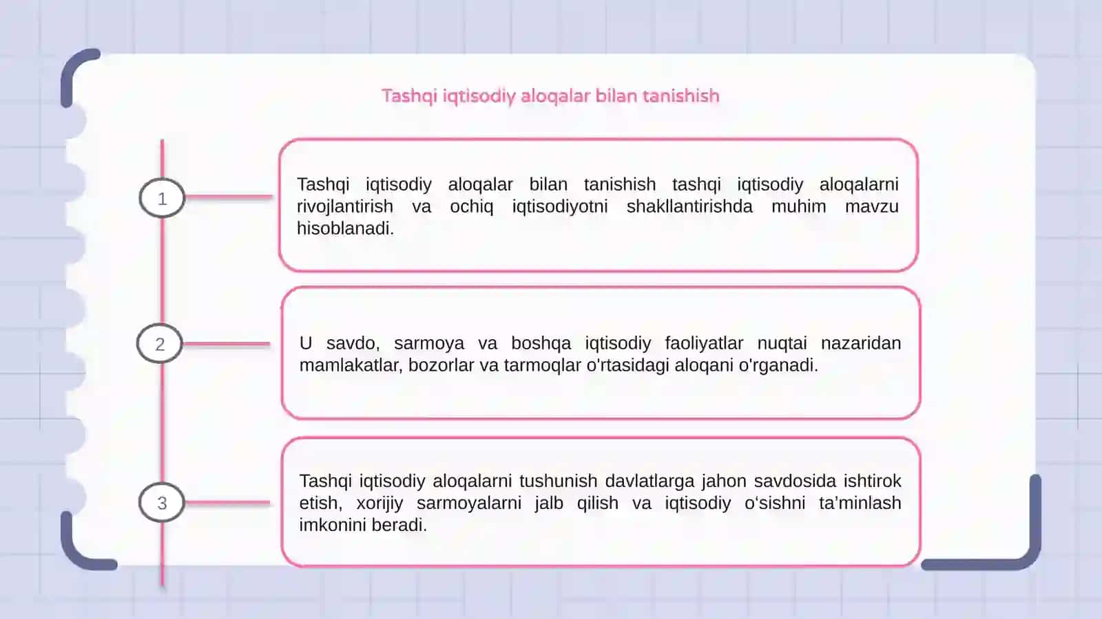 Tashqi iqtisodiy munosabatlarning rivojlanishi va ochiq iqtisodiyotning shakllanishi 3