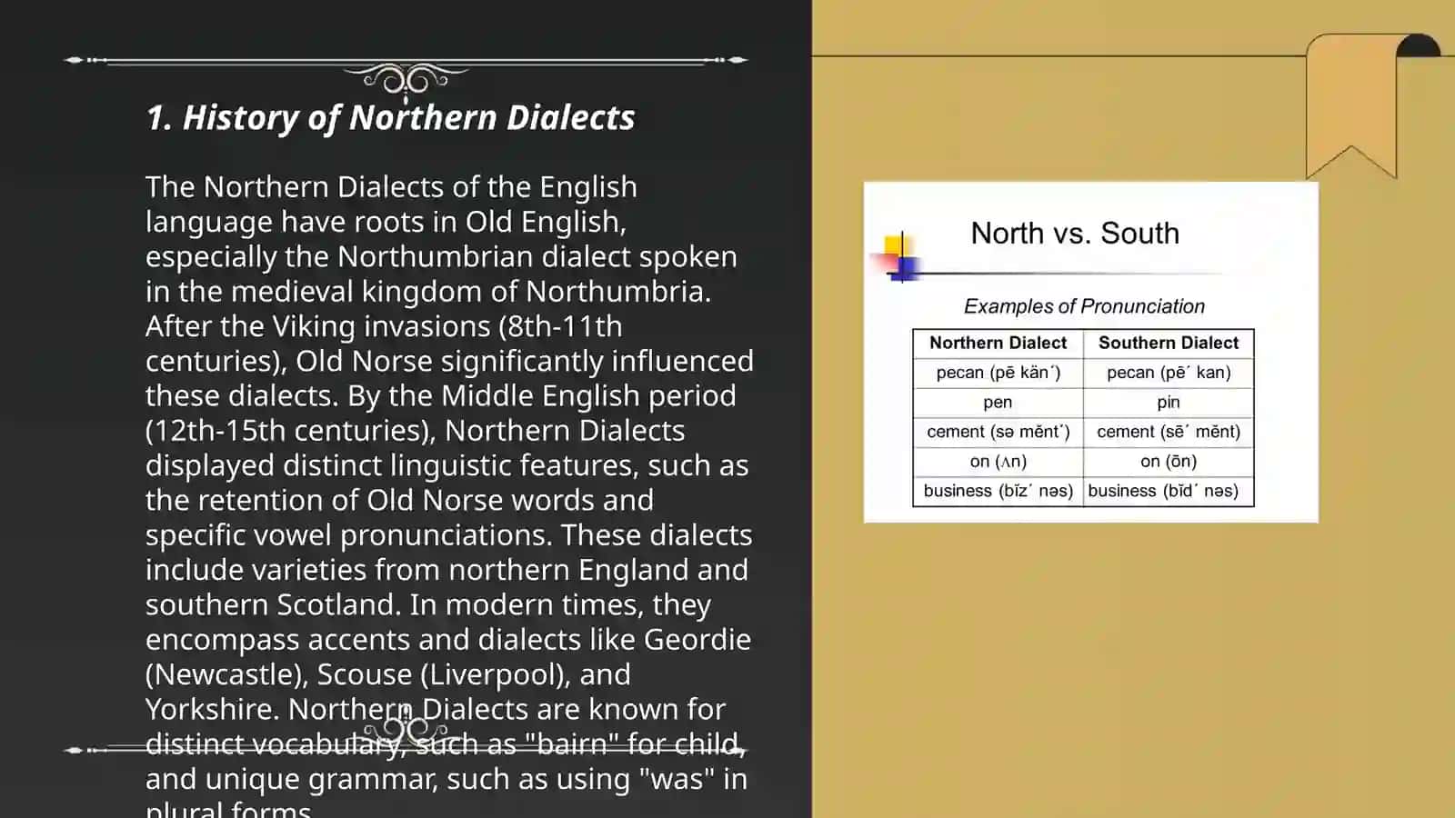 Nothern dialect 3
