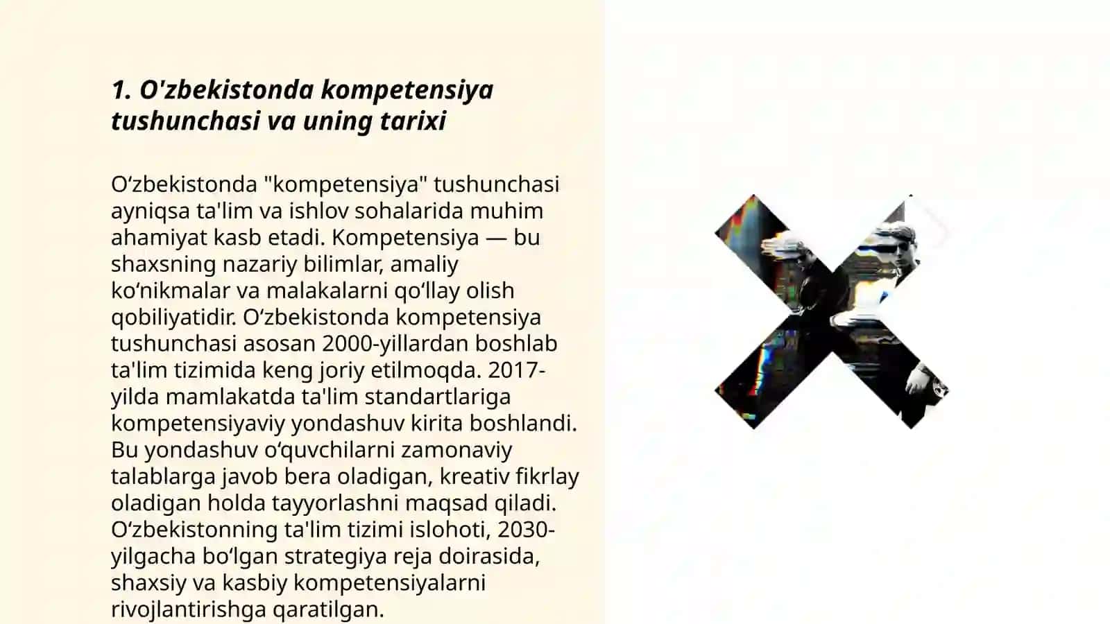 Kompetensiya bo'yicha O'zbek olimlarining fikr-mulohazalari va ishlari 3