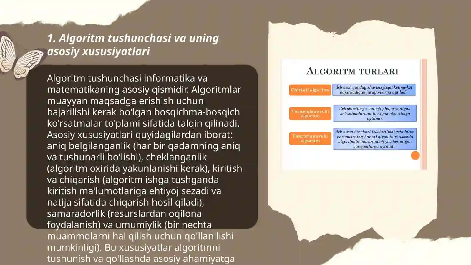 Algoritmlashtirish va dasturlash asoslari 3