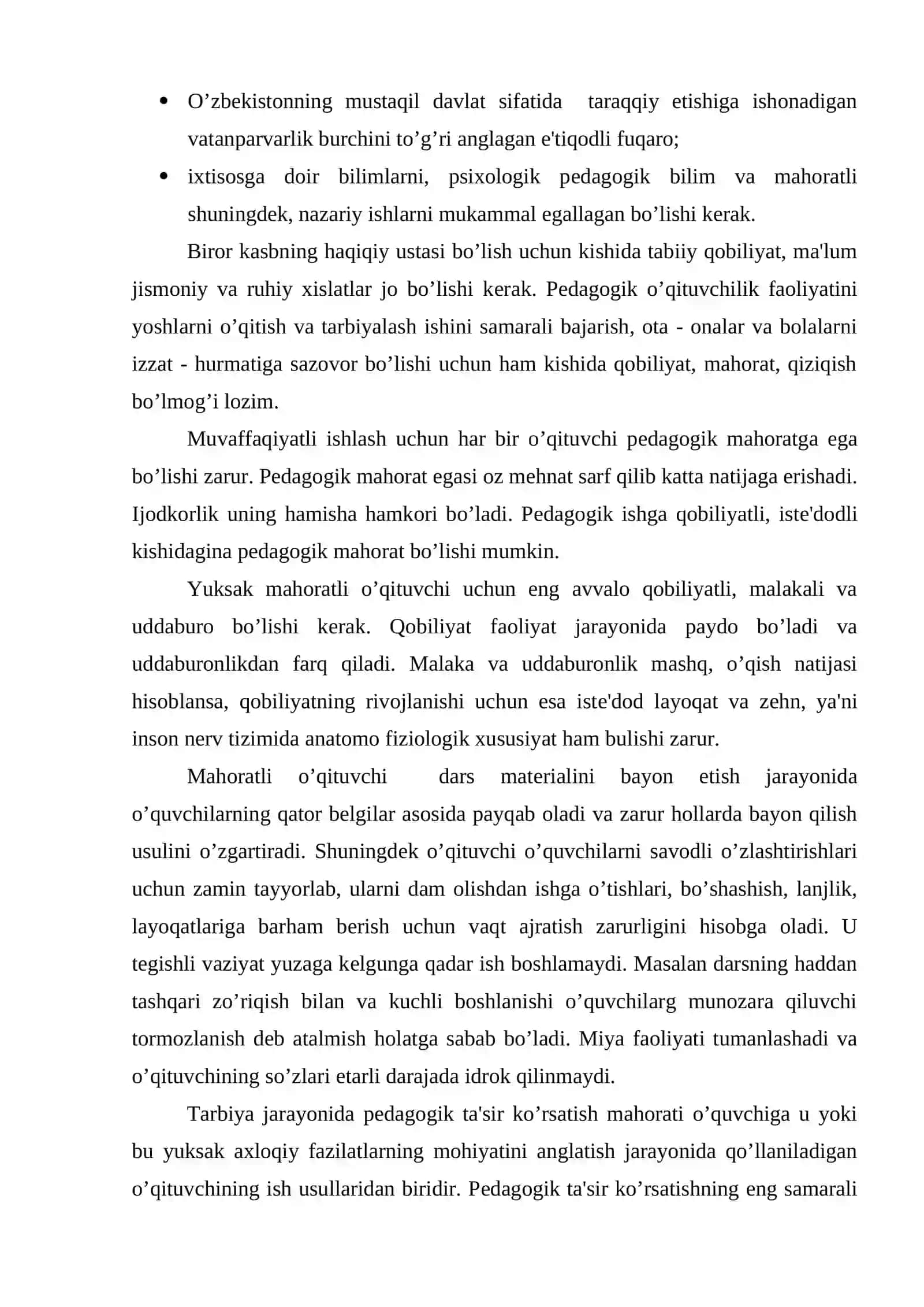 Pеdagogik mahoratni shakllantirishning asosiy tamoyillari 3