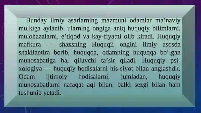 Huquqiy Ong Tushunchasi Tarkibiy Qismlari 3