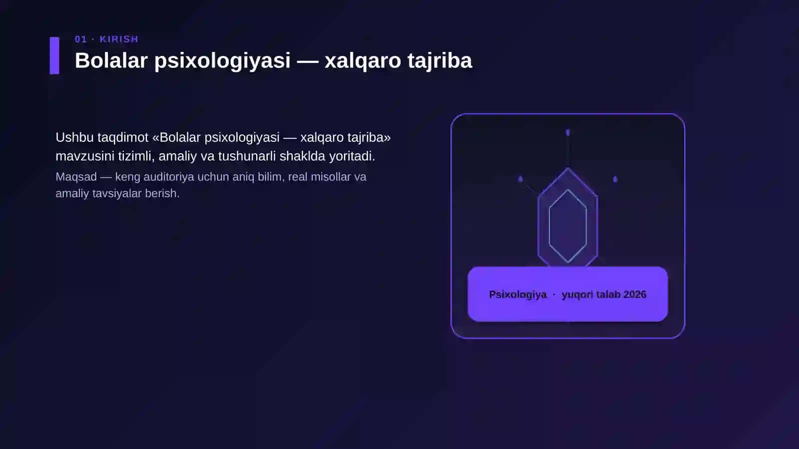 Bolalar psixologiyasi — xalqaro tajriba 3