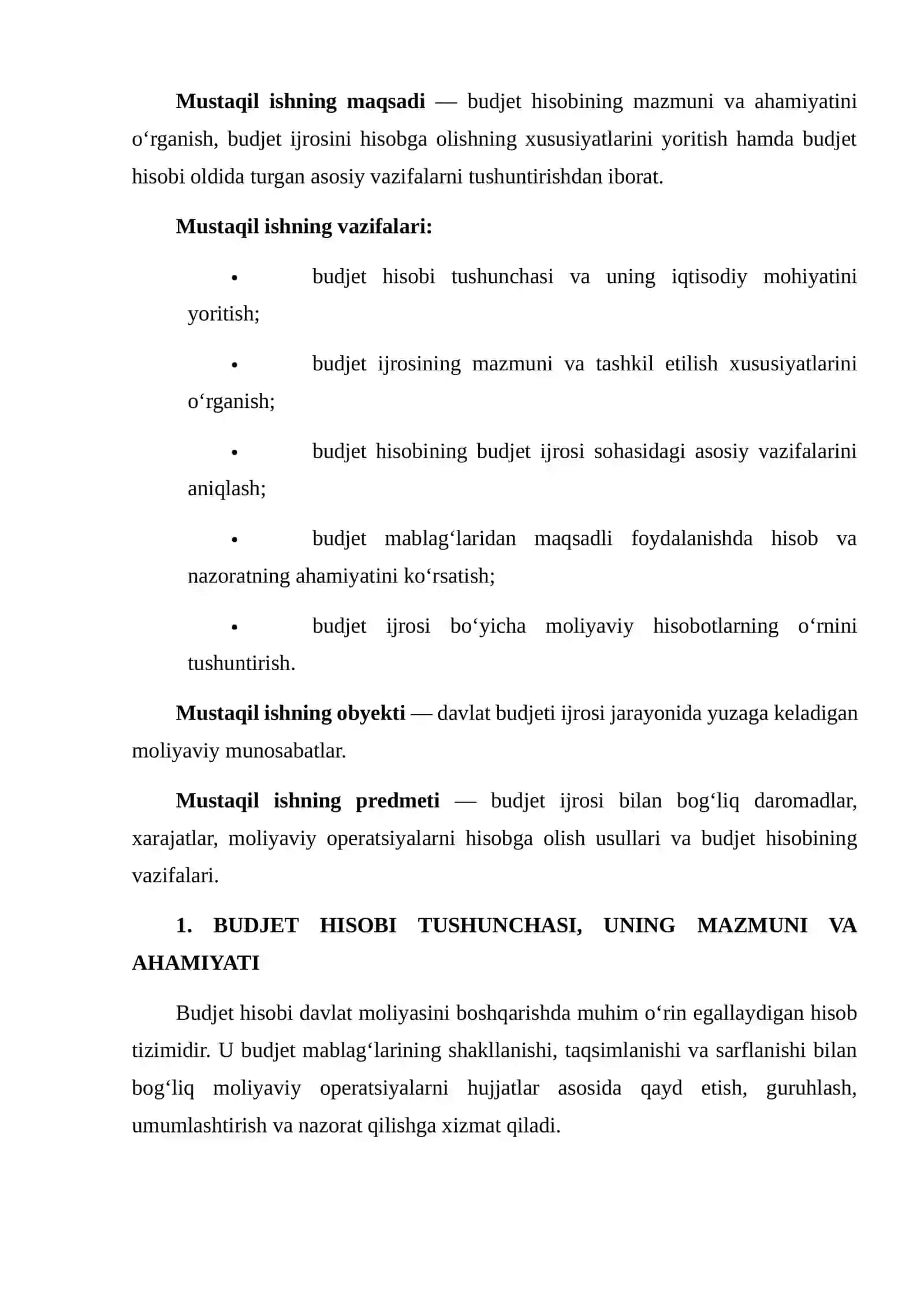O‘QUV-ILMIY ADABIYOTLAR ASOSIDA BUDJET HISOBINING BUDJET IJROSI SOHASIDAGI VAZIFALARI 3
