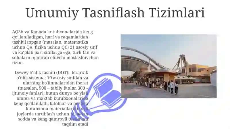 Universal Tasniflash Tizimlari 3