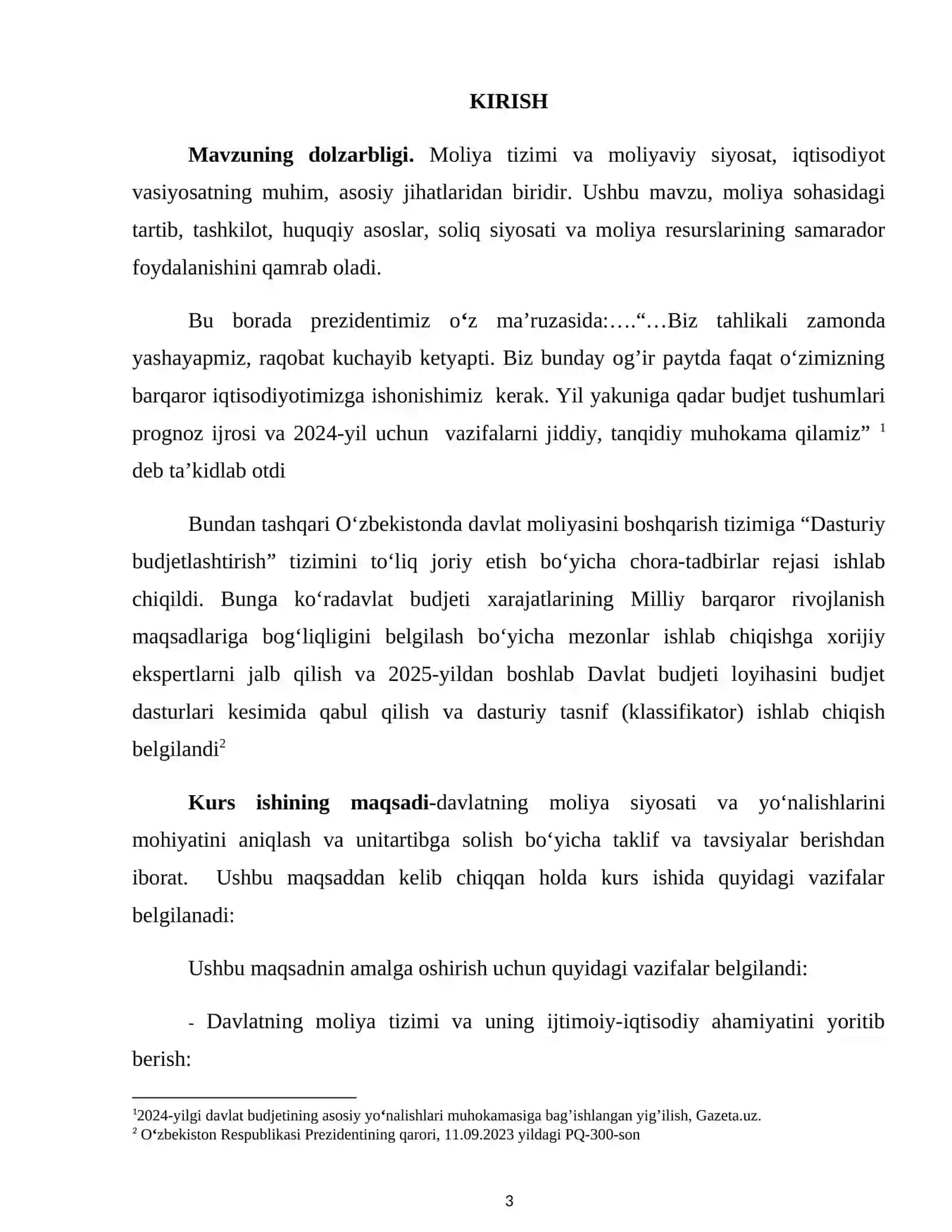 Davlatning moliyaviy siyosati va uning asosiy yo‘nalishlari 3
