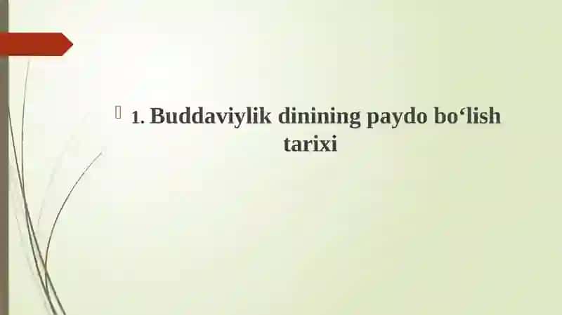Buddaviylik Dinining Ta'limoti 3