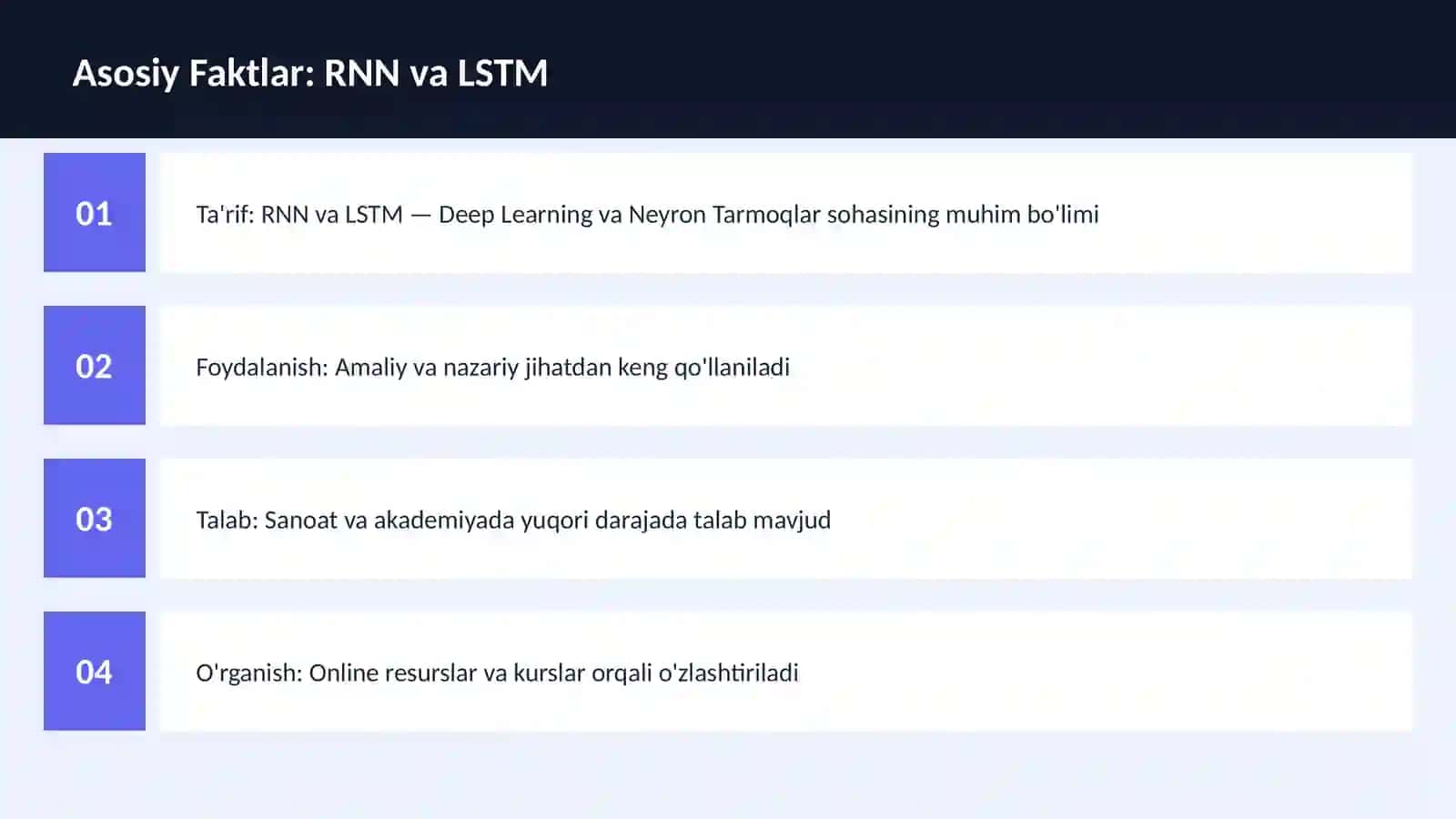 AI | DEEP LEARNING VA NEYRON TARMOQLAR 3