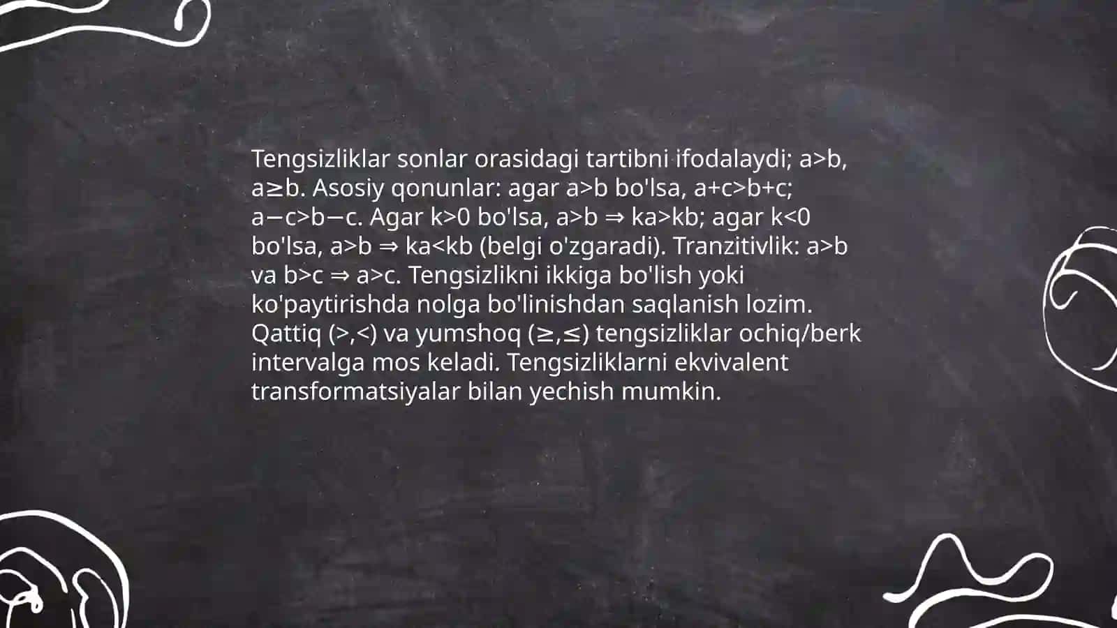 TENGSIZLIKLAR. KASR RATSIONAL TENGLAMA VA TENGSIZLILAR 3