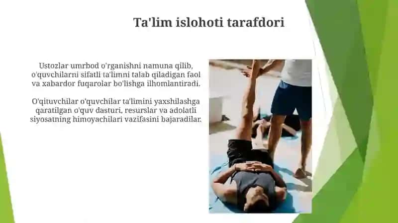 Oʻqituvchining jamiyatda tutgan oʻrni 3