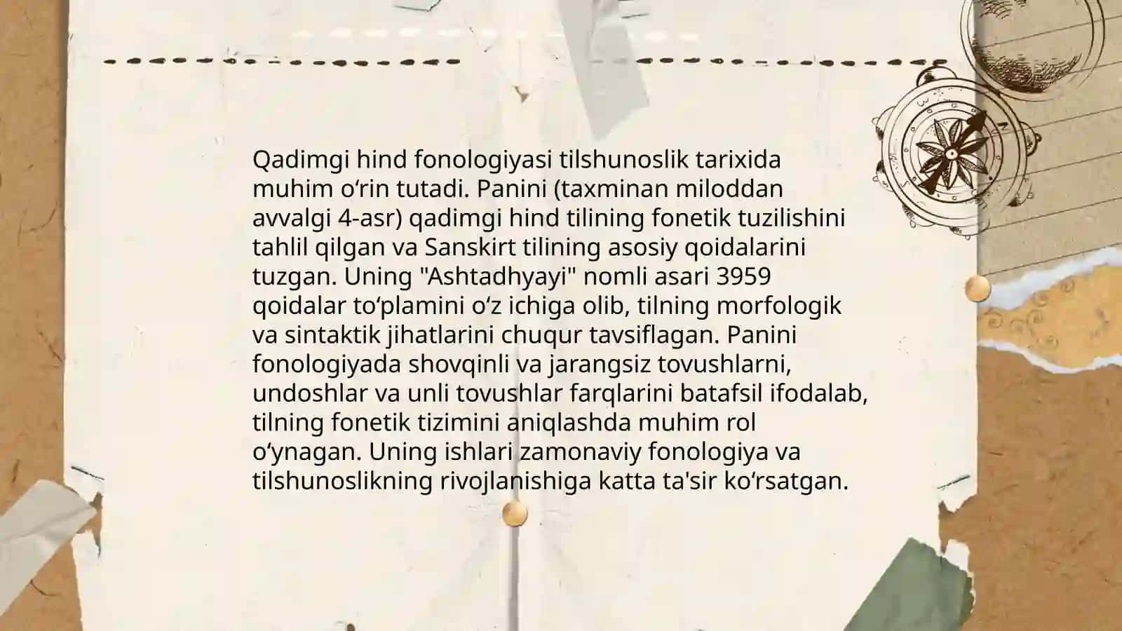 Qadimgi hind fonologiyasi va Panini 3