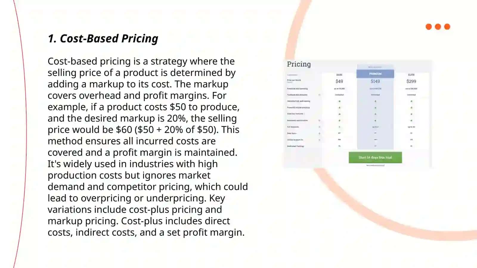 Pricing 3