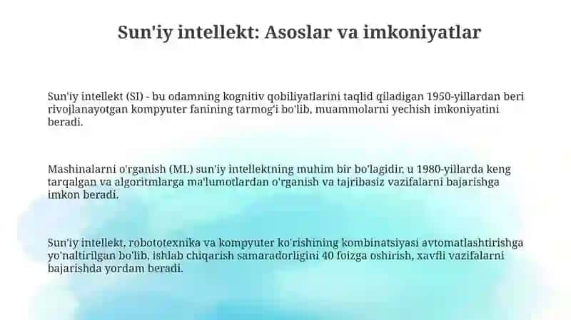 Sun'iy intellekt 3