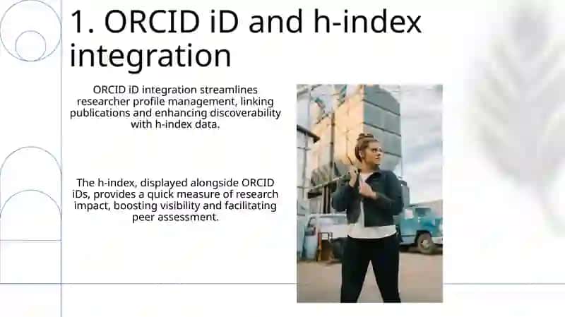 ORCID ID and h-index Integration 3