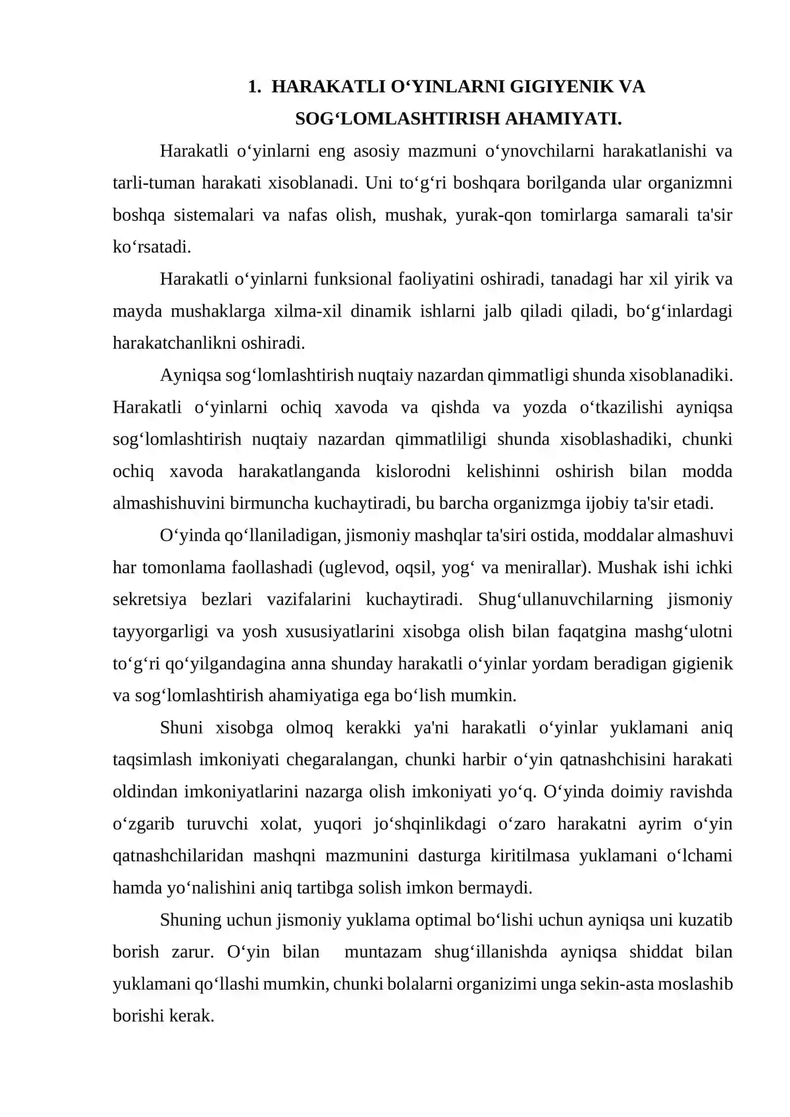 BOSHLANG'ICH SINFLARDA HARAKATLI O'YINLAR 3