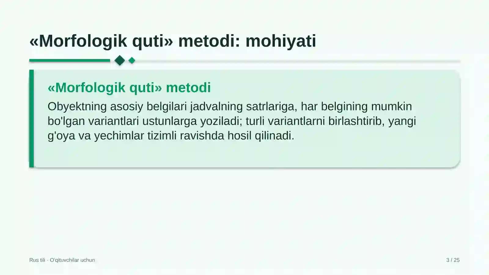 rus tili darslarida morfologik quti metodidan foydalanish 4923 3