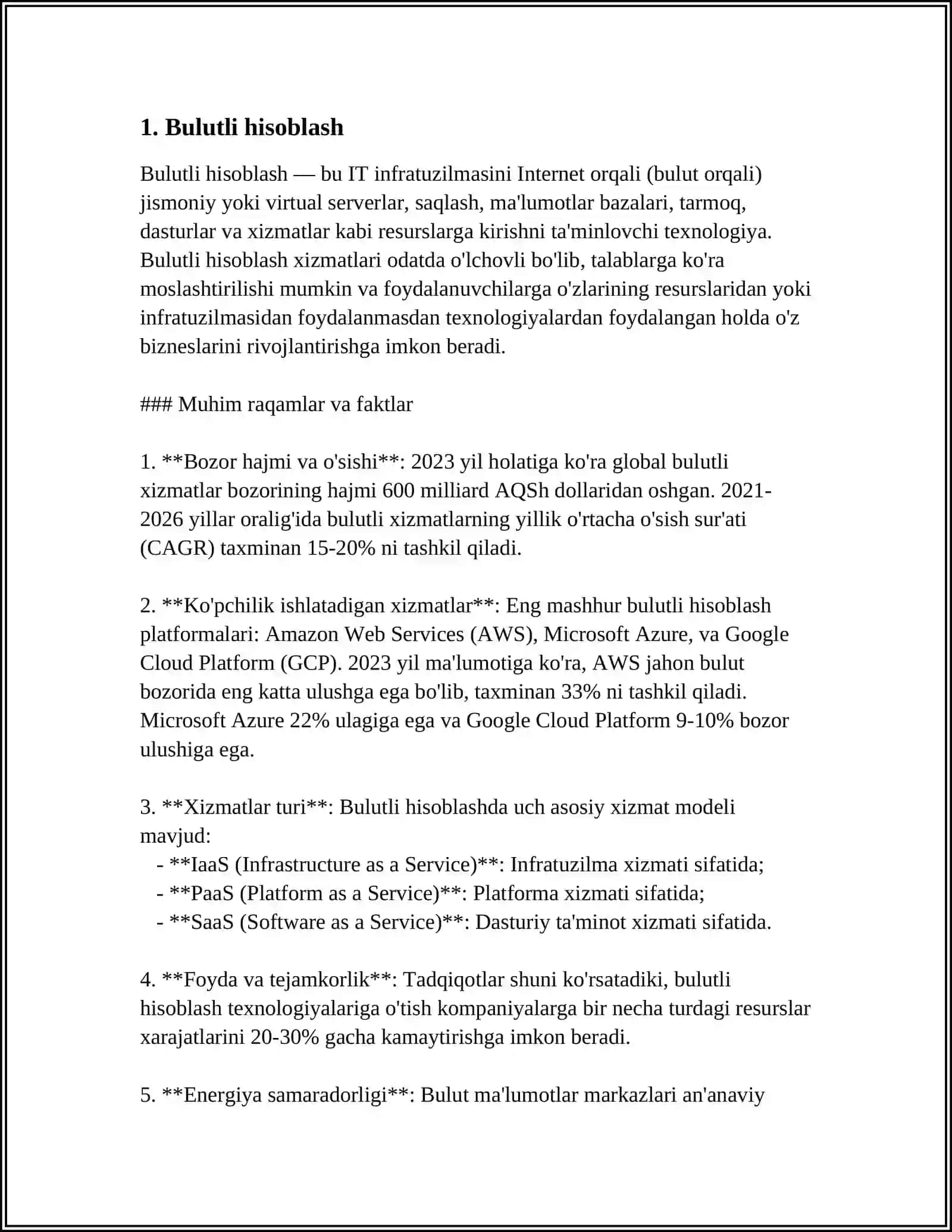BULUTLI TEXNOLOGIYALARNING ASOSIY TURLARI 3