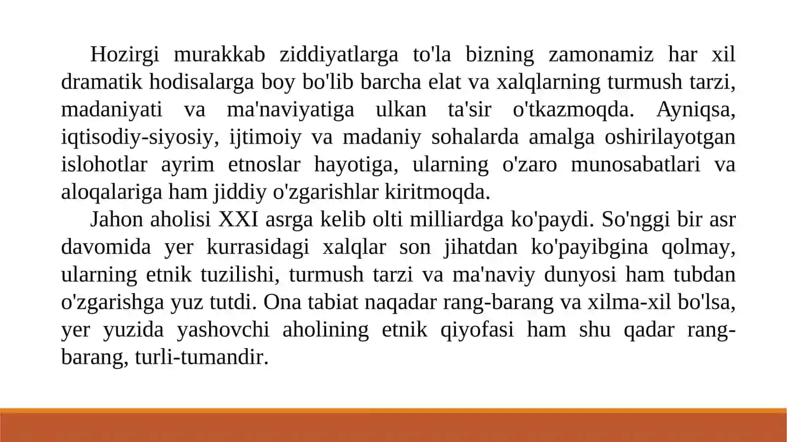 ETNOLOGIYA FANNING PREDMETI, MAQSADI VA VAZIFALARI 3
