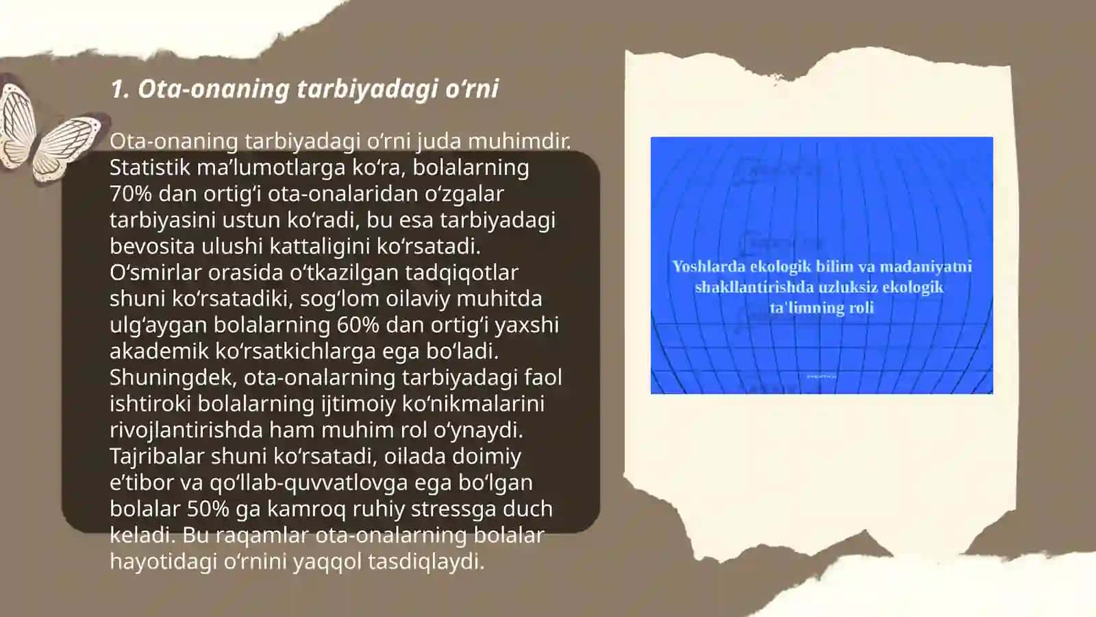 Oʻsmirlar taʼlim olish jarayonida ota onaning roli 3
