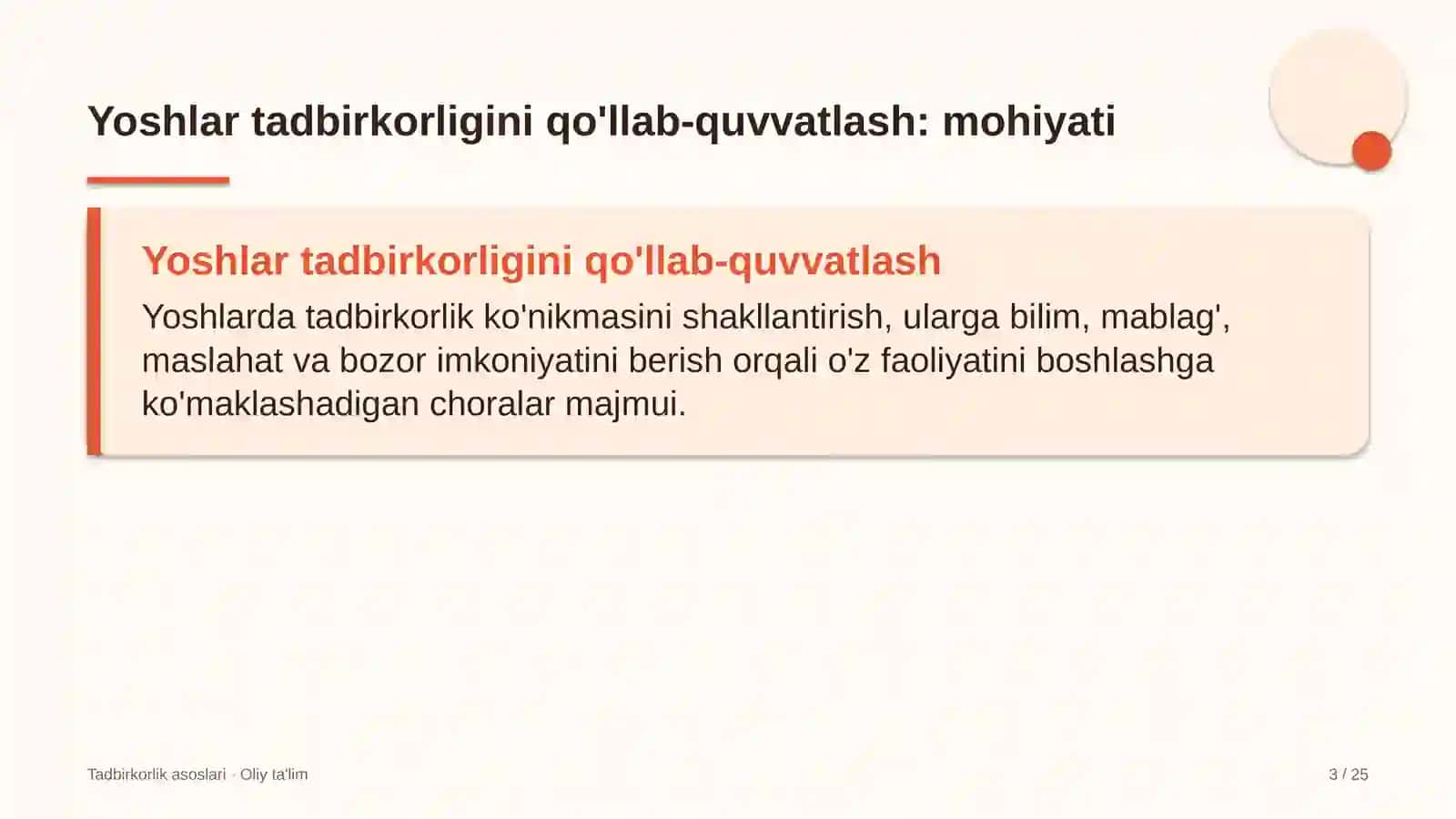 energiya auditi tashkilotlarida yoshlar tadbirkorligini qo'llab quvvatlash 6808 3